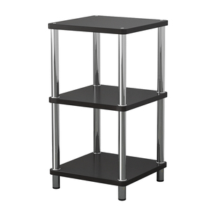 置物架小方桌落地桌面桌下木架承重收纳架打印机桌子40宽小型架子