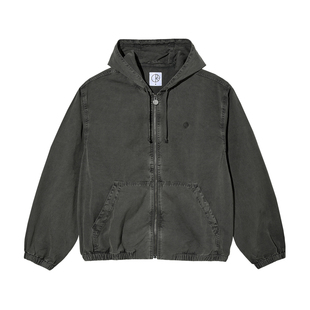 Polar Skate Co Hooded Nick Jacket 复古做旧刺绣连帽夹克外套男