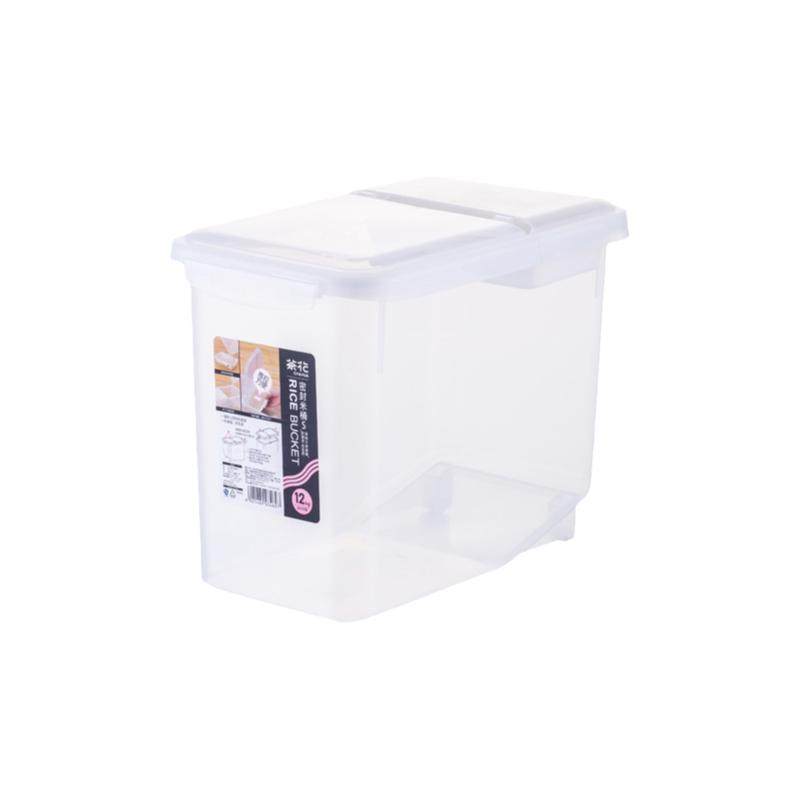 茶花密封米桶家用防潮带旧米收纳盒装米缸大米收纳筒储米箱桶面粉