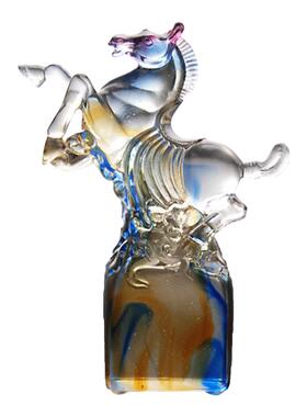 琉璃印章送客户工艺品定制刻字