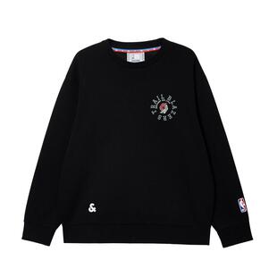 绫致【NBA联名开拓者队】杰克琼斯男春季卫衣上衣胶印图案潮宽松