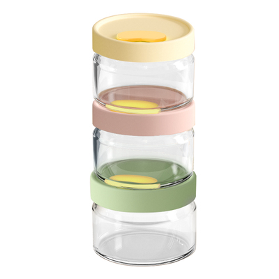 高颜值超轻玻璃饭盒可微波炉加热