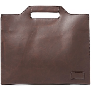 原创新款手提包单肩包青年斜挎包男士商务公文包定型信封文件包