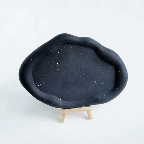 不规则云朵托盘硅胶模具diy石膏滴胶装饰盘蜡烛托盘茶杯垫收纳盘