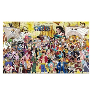 海贼王动漫墙贴纸自粘贴画路飞尼卡宿舍卧室二次元壁纸悬赏令海报