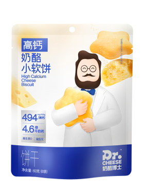 奶酪博士高钙奶酪小软饼宝宝零食配方干净0添加香精色素