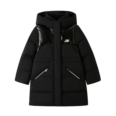 NB童装儿童中长款羽绒服鹅绒服