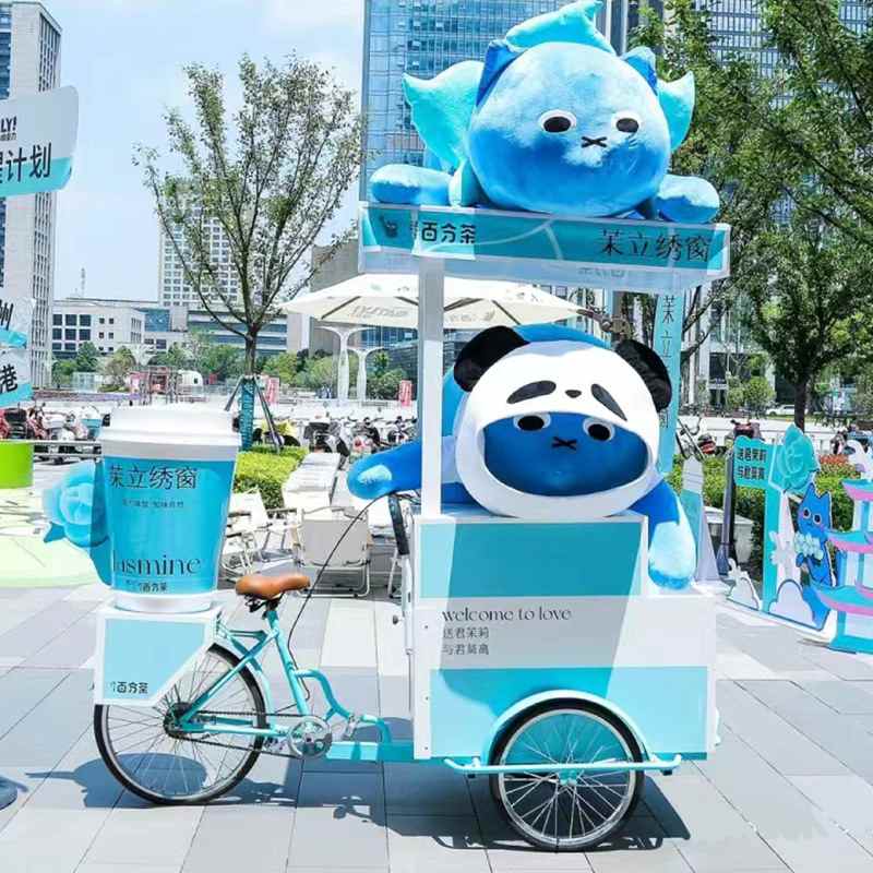 正霆三轮车摆摊架子夜市地推展示架移动网红集市小吃美食促销台架