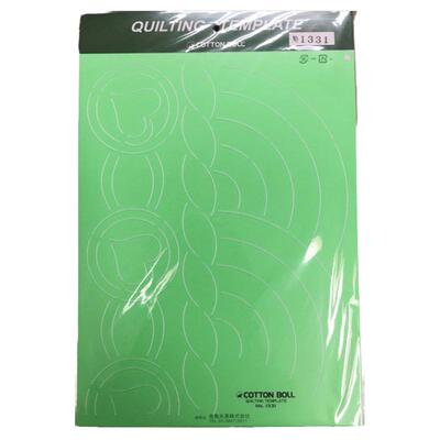 正品 日本进口金龟 COTTON BOLL 大绗缝模板 430110系类