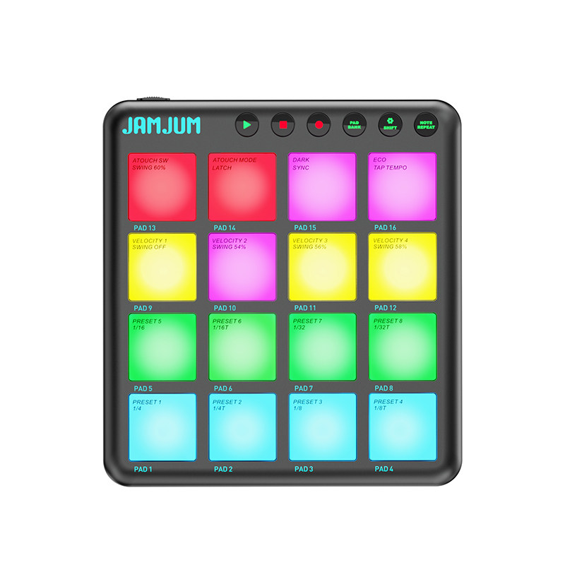 JAMJUM电音小魔方MIDI打击垫