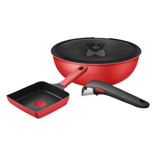 Tefal/特福可拆卸煎炒锅玉子烧套装家用烹饪套装官方旗舰店