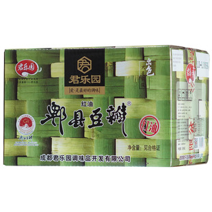君乐园郫县豆瓣酱红油豆瓣辣椒酱炒菜拌菜商用四川正宗回锅肉酱
