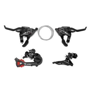 自行车调速器山地车变速器全套公路车变速器套件改装通用配件大全