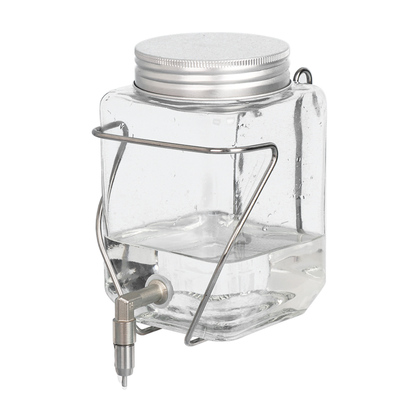 鹦鹉饮水器玻璃撞针水壶喂水器