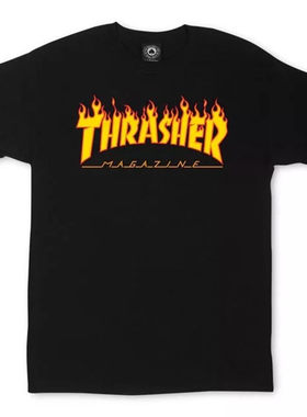 thrasher彼岸潮社经典款印花t恤