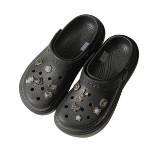 适配Crocs卡骆驰Cross洞洞鞋配饰鞋花高级感装饰diy鞋子配件卡扣