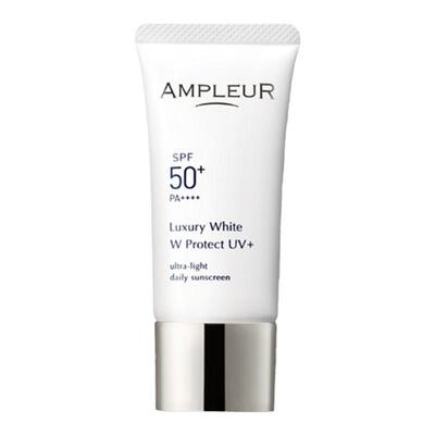 轻薄肤感日本Ampleur奢宠耀白三重清透防晒霜精华乳霜瑷多保税仓