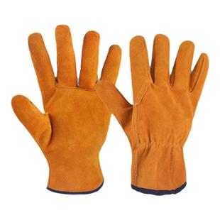 电焊手套焊工防烫灵活薄款牛皮专用劳保工友款柔软型耐磨高温软皮