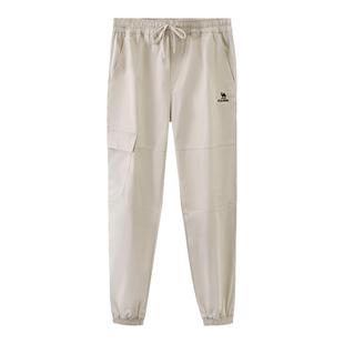 骆驼机能工装裤女2025新款秋冬季防风防水休闲长裤女束脚运动裤男