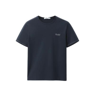 海澜之家易打理圆领时尚短袖T恤