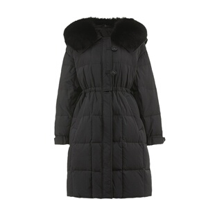 特大码羽绒服女中长款200斤加肥加大冬装新款230显瘦韩版毛领外套