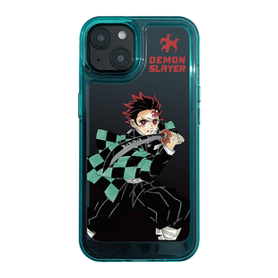 鬼灭之刃新款17pro防摔16max15plus全包个性二次元iphone13炭治郎卡通手机壳12proMax适用苹果11/xsmax硬壳