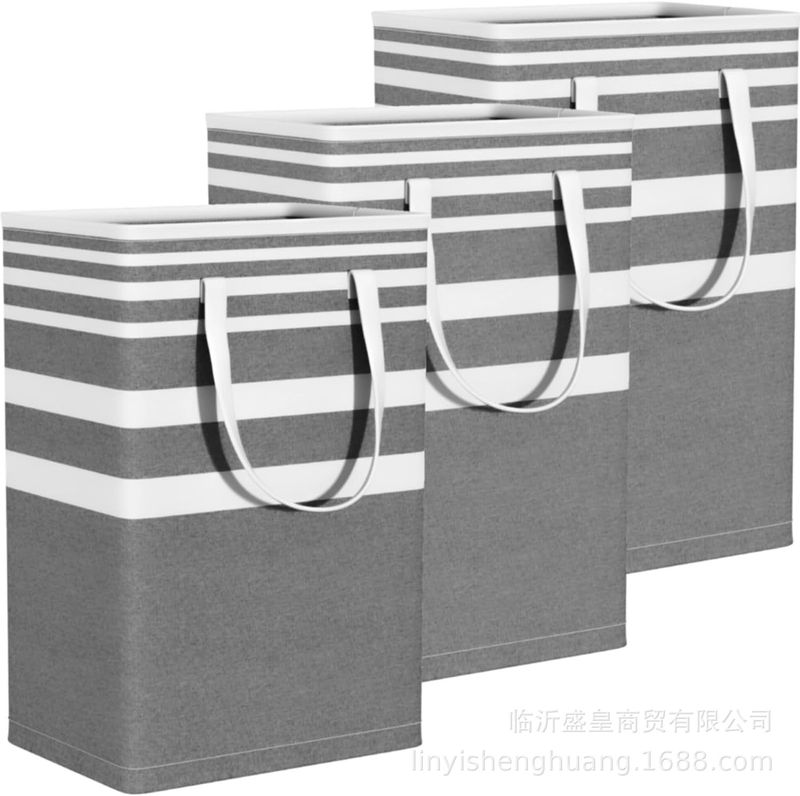 洗衣篮75L防水洗衣篮可折叠洗衣袋可以折叠延长手柄洗衣房整理洗