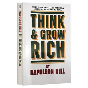 思考致富 英文原版 Think and Grow Rich 思考与致富 经典励志 拿破仑希尔Napoleon Hill 正版进口英语书籍 可搭思考快与慢Lean In