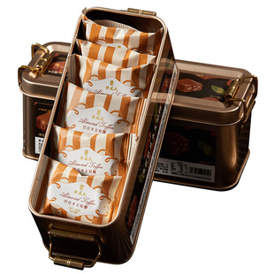 张凤记海盐太妃糖铁盒子巴旦木手工牛轧糖厦门特产零食糖果礼盒