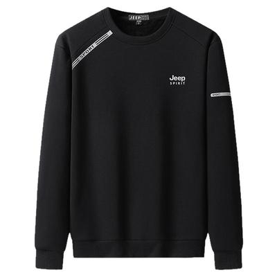 吉普JEEP休闲加绒卫衣中老年爸爸