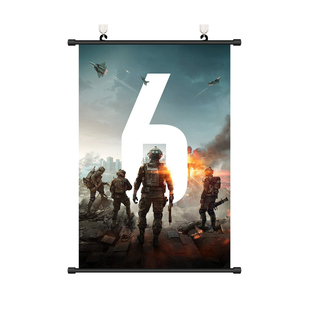 战地风云6海报Battlefield6挂画枪战游戏周边客厅寝室装饰画壁画