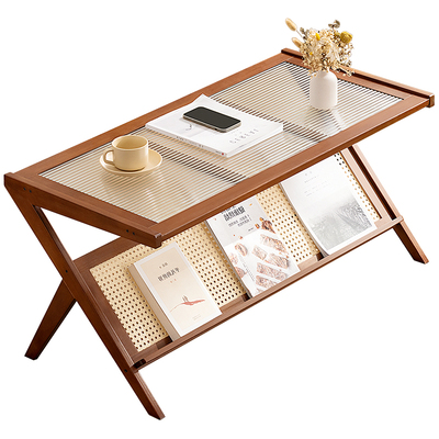 木马人茶几客厅家用玻璃茶桌茶台