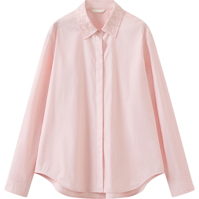 【丝光匹马棉】播商场同款衬衫女26春新款宽松气质衬衣BDT1CD1342