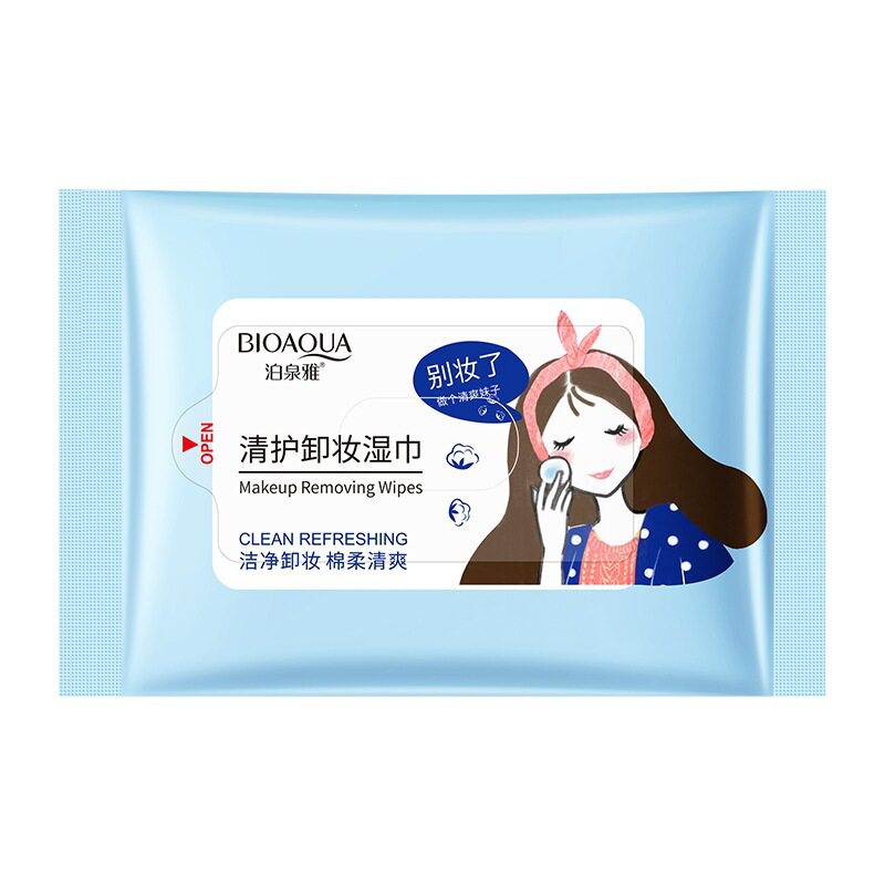 泊泉雅25片一次性卸妆湿巾便携