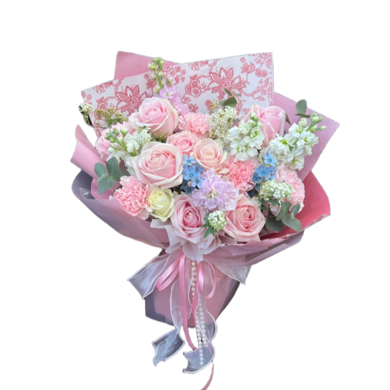 生日杭州鲜花速递绣球生日19混搭