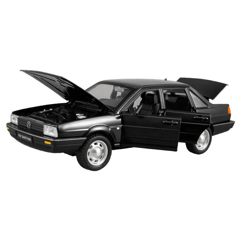 1:24桑塔纳合金车模型 跨境热销复古车收藏摆件 澄海玩具