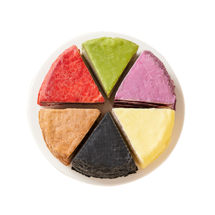 AQIN阿钦六拼千层蛋糕动物奶油榴莲抹茶提拉米苏生日蛋糕甜品礼物