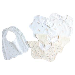 娃丽比 婴儿纯棉新生儿围嘴宝宝口水巾防水防吐奶垫围兜饭兜0-3岁