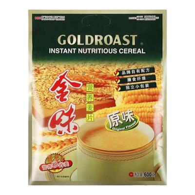 金味原味麦片袋装600g小包燕麦片营养即食冲饮速溶懒人早餐燕麦片
