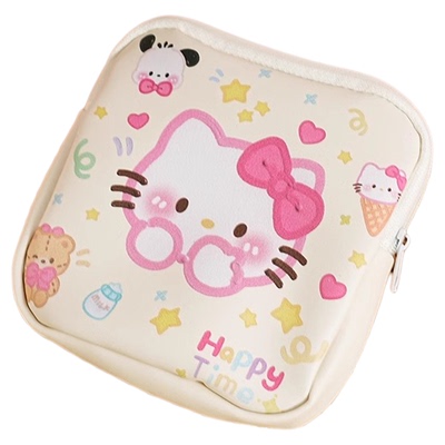 姨妈巾收纳包可爱月事包便携学生用装放卫生巾的小包收纳袋女生包