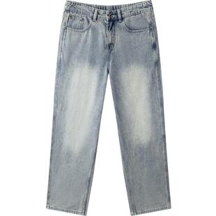 gxg.jeans男装 时尚复古水洗工艺宽松时尚牛仔长裤 25年夏新品