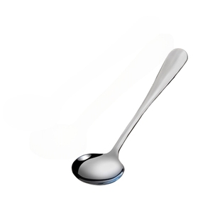 不锈钢勺子家用高档精致叉子食品小汤匙儿童吃饭勺高颜值长柄调羹