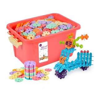 儿童大号雪花片拼插加厚积木拼装拼图幼儿园男孩插片女孩益智玩具