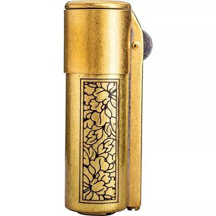 祝融百诺防风道格拉斯款黄铜火机仿古民国煤油老式战壕打火机刻字