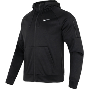 Nike耐克男款连帽外套2026春季新款Therma-FIT技术针织夹克DQ4831