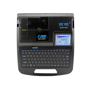 丽标线号机号码管打码机C-280E/T打号机电脑套管凯标线号机热缩管色带贴纸线缆网线PVC套管打印机