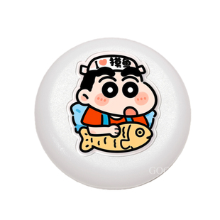 隐形牙套盒随身便携可爱蜡笔小新牙齿矫正保持器收纳盒磁吸带镜子