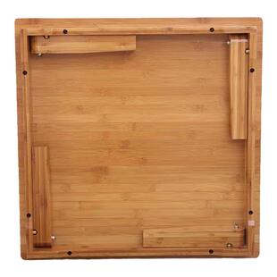 折叠炕桌炕几家用楠竹实木床上飘窗榻榻米桌小茶几矮桌正方形地桌