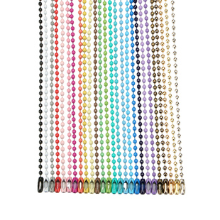 手工DIY 彩色可开合链条 钥匙扣波珠链 创意粘土公仔挂件金属喷漆