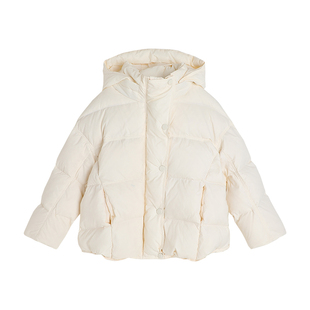 沫沫家童装冬装女童外套2025冬季新款儿童短款三防保暖加厚羽绒服